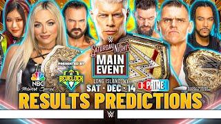 WWE Saturday Night's Main Event 2024 - Results Predictions | Bevelock