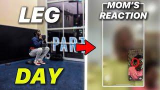 getting my ears pierced + leg day gym vlog