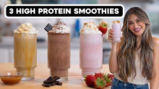 3 No Banana High Protein Smoothies That Taste Like Milkshakes!