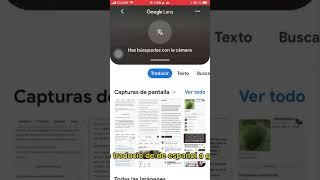 Traduce texto con google lens #smartphone #tutorial #tips #tecnologia google lens