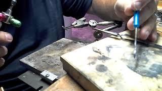 How to solder a jump ring to an object  sterling silver