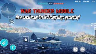 NEW! Greek Archipelago map gameplay - War Thunder Mobile