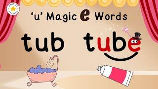 Magic 'e' Words | u-e Words | Long Vowel Sound