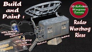 Tutorial:How to Paint 1/72 German Radar "Wurzburg Riese"/Painting Guide/Bemalung Normandie Radar/WW2