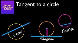 Introduction to circles ll secant, Tangent , chord, class 10 ll NCERT CBSE maths Chapter 10 circle