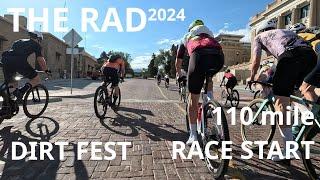 Lifetime The Rad Dirt Fest Gravel Race 2024 110 mile Race start