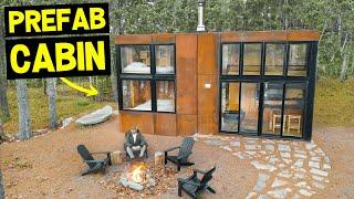 400sqft MODERN PREFAB TINY HOME! (Modular Cabin Cost Breakdown & Tour)