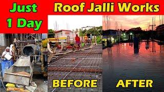 Roof Jalli Works | Beginning to End | CB Krishna Constructions