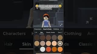 FREE HEADLESS#ROBLOX#FUNNY#HEADLESS