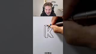 How To Draw Letter K 