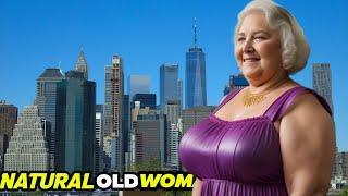 [4k] Natural Beauty Over 60!  Julia Fairview's Letters: What to Wear as a Plus-Size Senior!