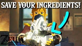 Shield Sliding, and Ingredient Saving | BotW Glitches & Tricks