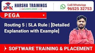 #Pega | Routing 5 | #SLARule | [Detailed Explanation with Example] |Pega Training | +91-9652532753