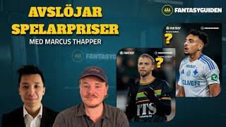 AVSLÖJAR SPELARPRISER MED MARCUS THAPPER | Allsvenskan Fantasy