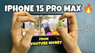 Finally I bought iPhone 15 Pro Max  | BGMI HANDCAM Gameplay in iphone 15 pro max | BGMI / Pubg