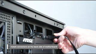 MSI® HOW TO Install a Motherboard with Connectors on the Back