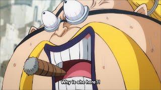 Queen And Luffy's Reaction When Big Mom Appears | One Piece Episode 944