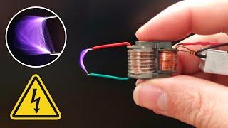 Make 3.7v to 100000v High voltage generator | High voltage transformer