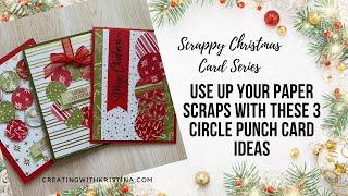 Use up your paper scraps with these 3 circle punch card ideas