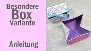 Besondere Box I Extravagante Variante I Verpackung basteln I Anleitung in cm