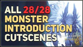 All Monster Introduction Cutscenes Monster Hunter Wilds