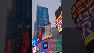 New York Time Square is back！五光十色的纽约时代广场。＃Americancities #newyork