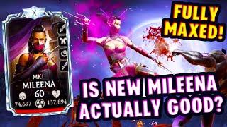 MK Mobile. MAXED MK1 Mileena Gameplay + Review. How Good Is She?