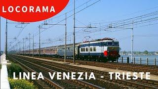 Linea Venezia Trieste Centrale treno diretto locorama Venezia Express cab ride italiana railway