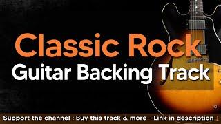 Classic Rock Guitar Backing Track  -  Rock Jam in Am