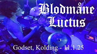 Luctus @ Godset, Kolding 11.1.25 // BLODMÅNE DRUM CAM