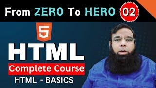 Learn HTML Coding FAST: Beginner's Guide to Building Websites by Shahid Naeem. || Class 02.