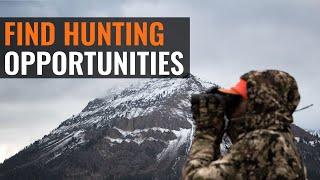 HOW TO FIND MORE HUNTING OPPORTUNITIES