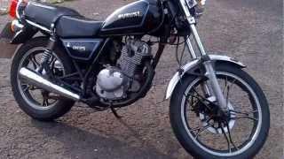 Suzuki GN125 Start up and Sound