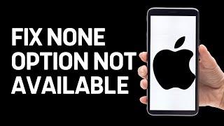 None Option Not Available Apple ID | iPhone Country Change None Option Not Showing | Payment Method