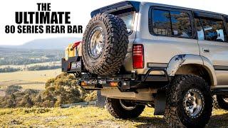 The BEST 80 Series Landcruiser Rear Bar EVER! High Clearance Tow Bar