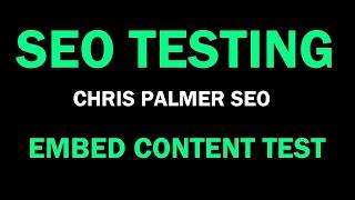 SEO Testing • Search Engine Optimization Test