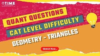 Quant Questions for CAT - Geometry Triangles