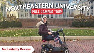 Northeastern University - Boston Campus Tour Vlog 2024 - Accessibility Review w/ Student Interviews