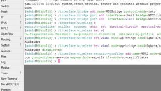 Step by Step MikroTik WDS