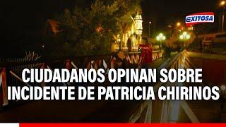 Barranco: Ciudadanos opinan sobre incidente que protagonizó la congresista Patricia Chirinos