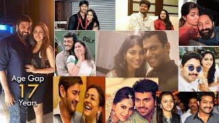 South Indian Celebrity Couple Age Difference | Tollywood Star Couples Age Gap | Gossip Adda