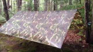 Wet Weather Tarp Camping Overnighter - Summer Rain