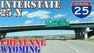 I-25 North - Cheyenne - Wyoming - 4K Highway Drive