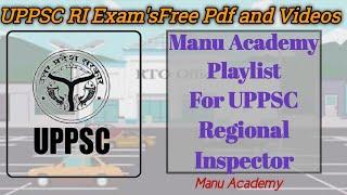 Playlist for  UPPSC Regional Inspector (Technical) I Complete Motor Vehicle Act & Rules + Automobile