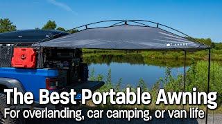 Moon Shade - The Best Portable Awning for Overlanding, Car Camping or Van Life