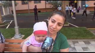 "Bizim həyət" - Bakıda növbəti abad həyət sakinlərin istifadəsinə verilib