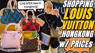 HONGKONG Day 4: SHOPPING at LOUIS VUITTON in HONGKONG (w/PRICEs). Its CHEAPER to SHOP in HONGKONG