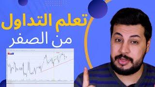 شرح منصة التداول || التداول للمبتدئين من الصفر الدرس الثاني (2)