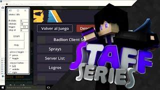 HACKER con AUTOCLICK en BADLION CLIENT | STAFF SERIES EN ESPAÑOL HOLY HCF