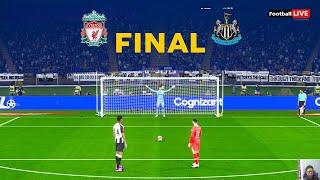 Liverpool FC vs Newcastle United - Final Cup - Penalty Shootout 2025 | eFootball PES Gameplay